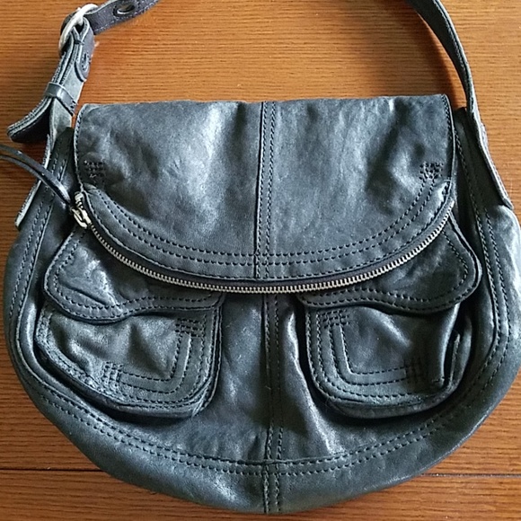Lucky Brand Handbags - Lucky Brand🍀 Black Leather Shoulder Bag!!